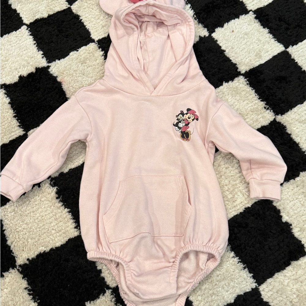 Pink Kids One Piece with Character Design